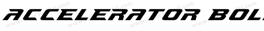 Accelerator Bold Ext字体转换